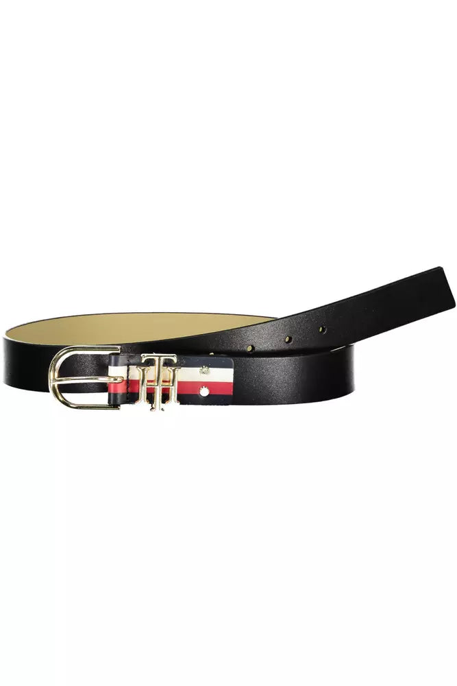 Black Leather Women Belt