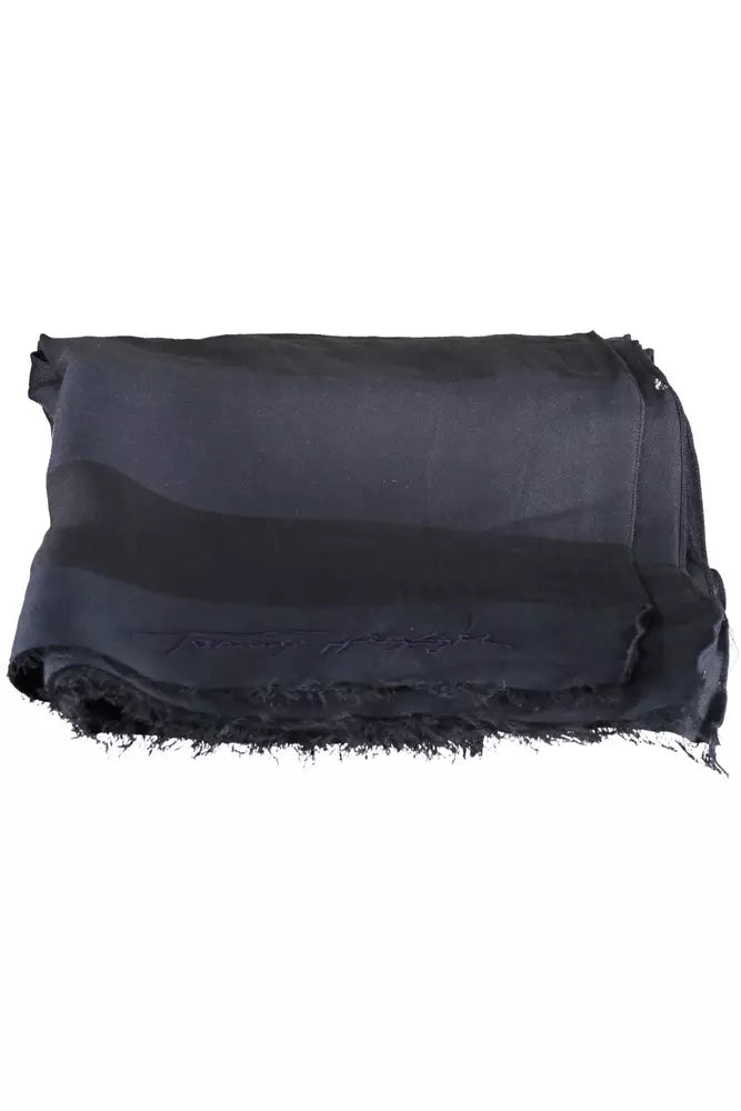 Blue Cotton Women Scarf