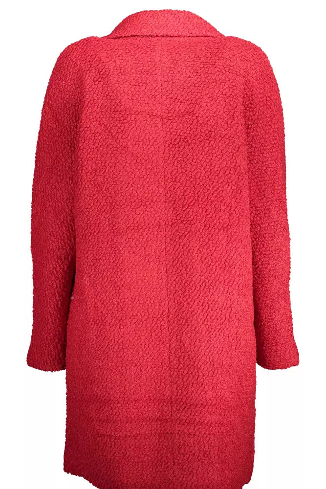 Red Wool Women Coat