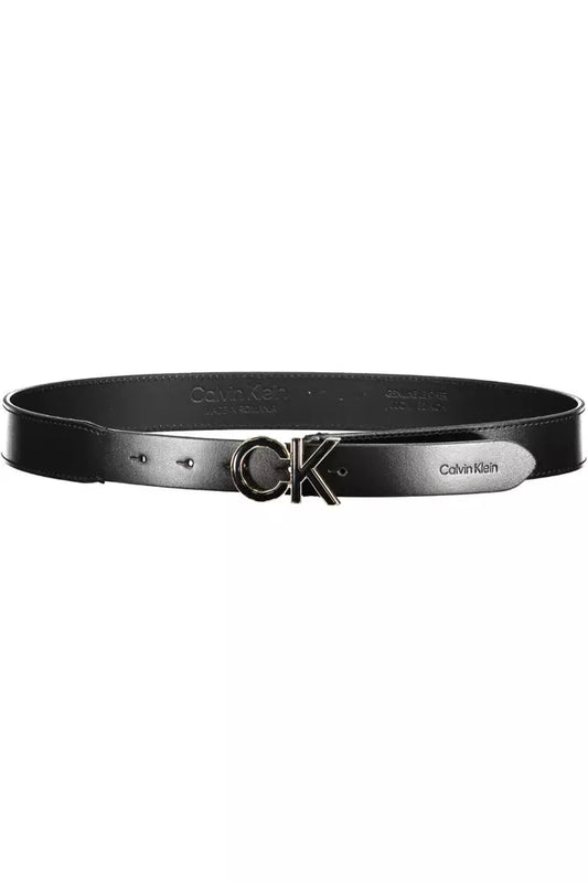 Black Leather Women Belt