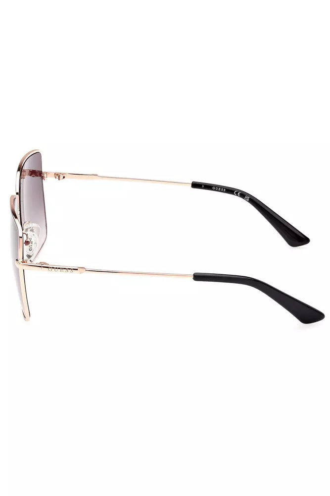 Bronze Metal Women Sunglass