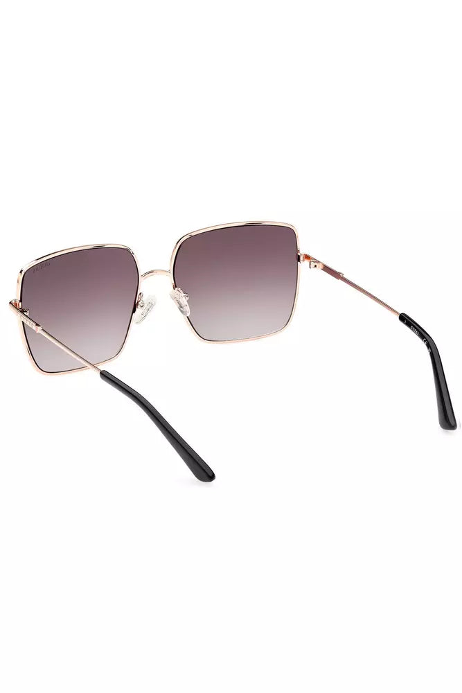 Bronze Metal Women Sunglass