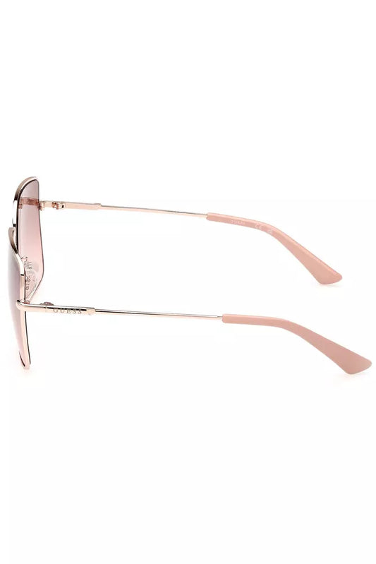 Bronze Metal Women Sunglass