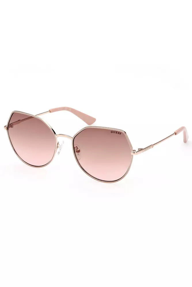 Bronze Metal Women Sunglass
