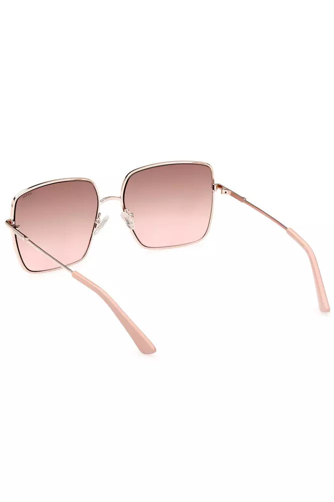 Bronze Metal Women Sunglass