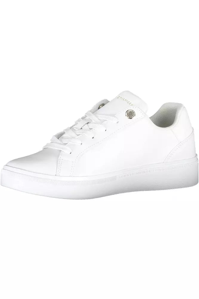White Leather Women Sneaker
