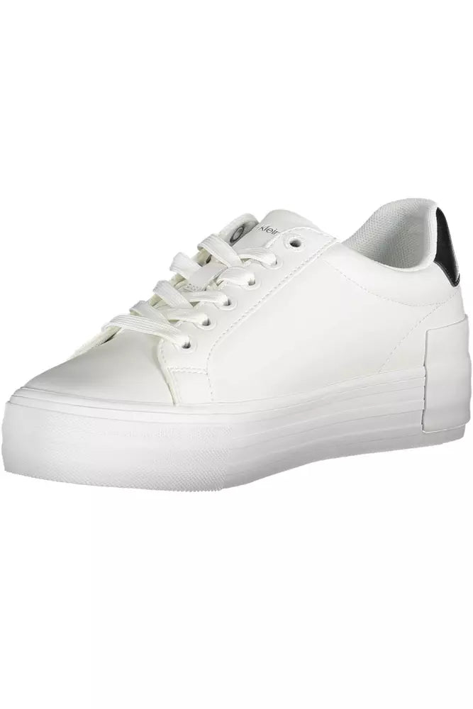 White Leather Women Sneaker