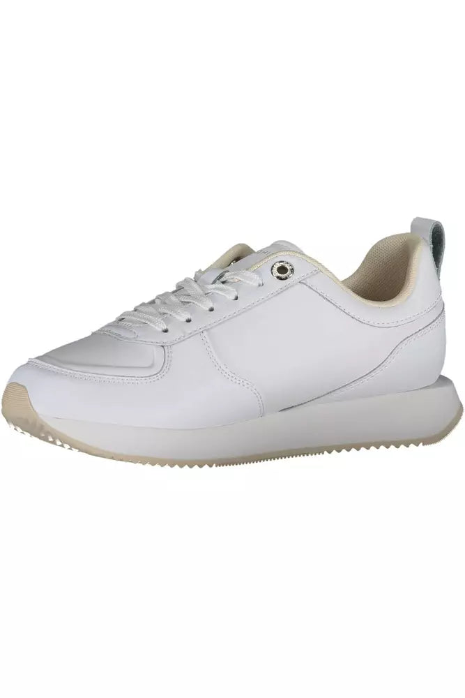 White Leather Women Sneaker