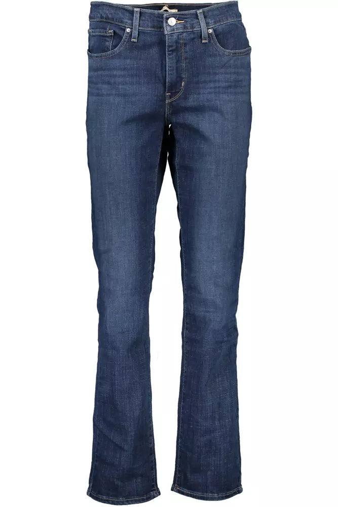 Blue Cotton Women Jean