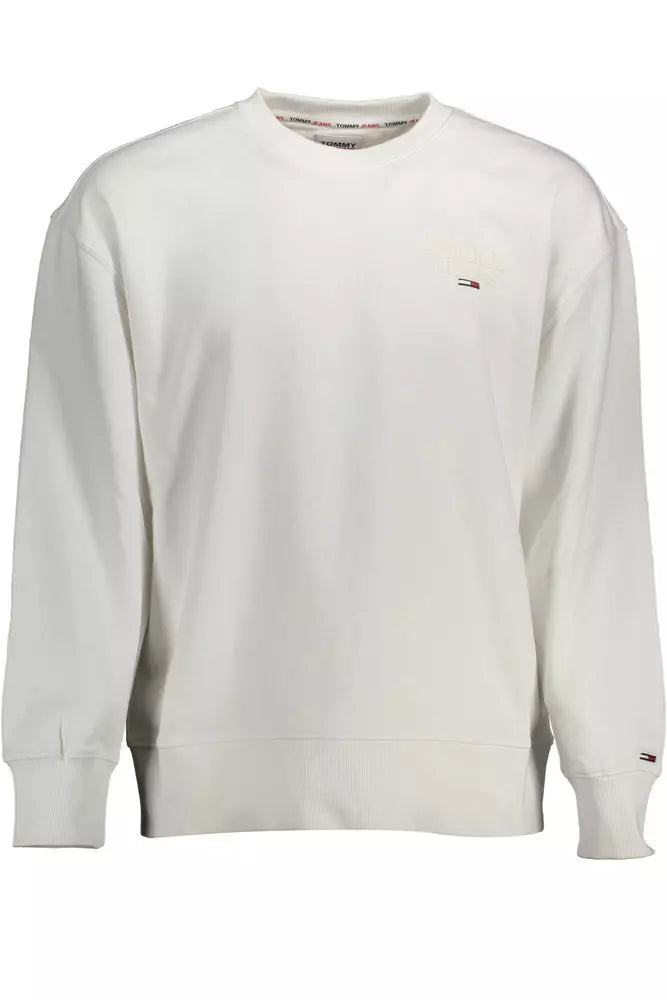 White Cotton Men Sweater