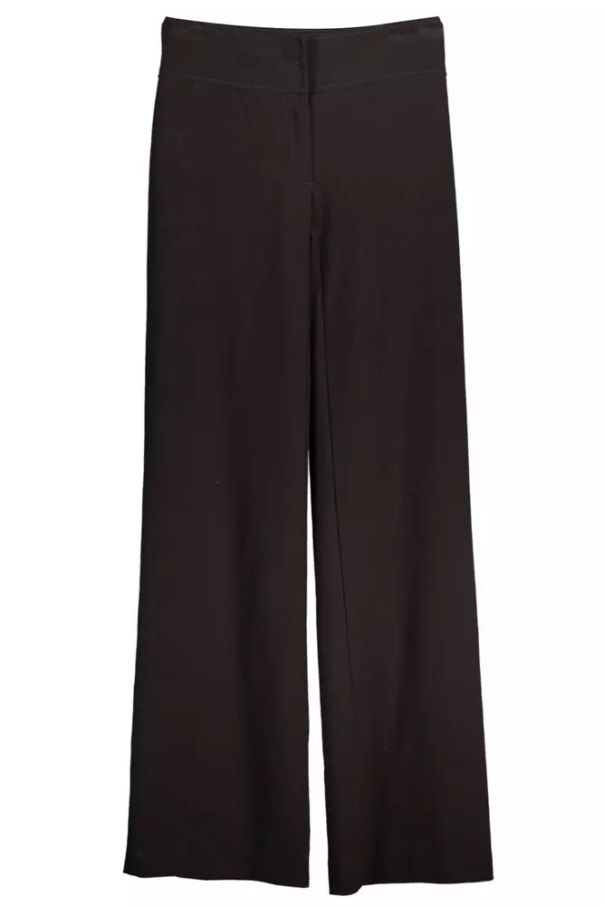 Brown Wool Women Pants