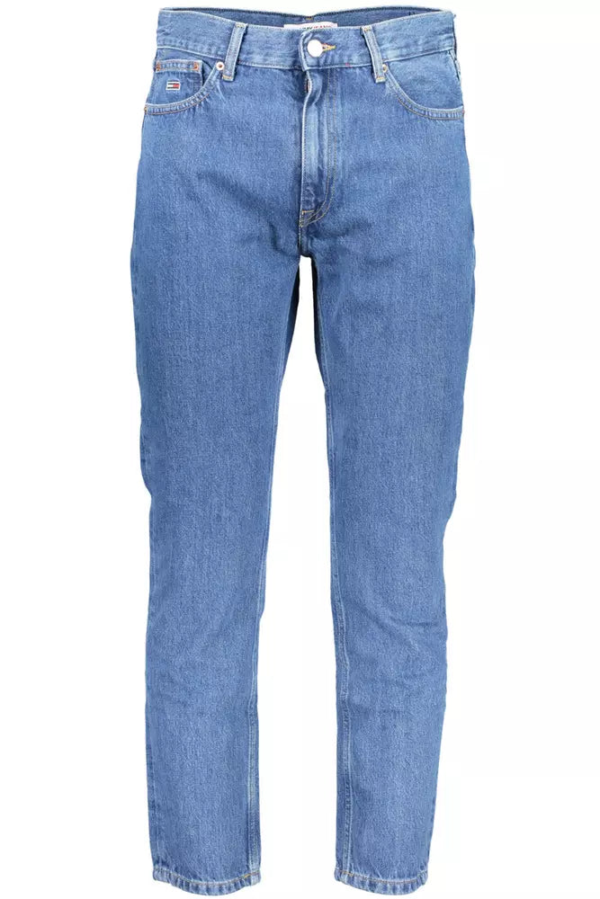 Blue Cotton Men Jeans