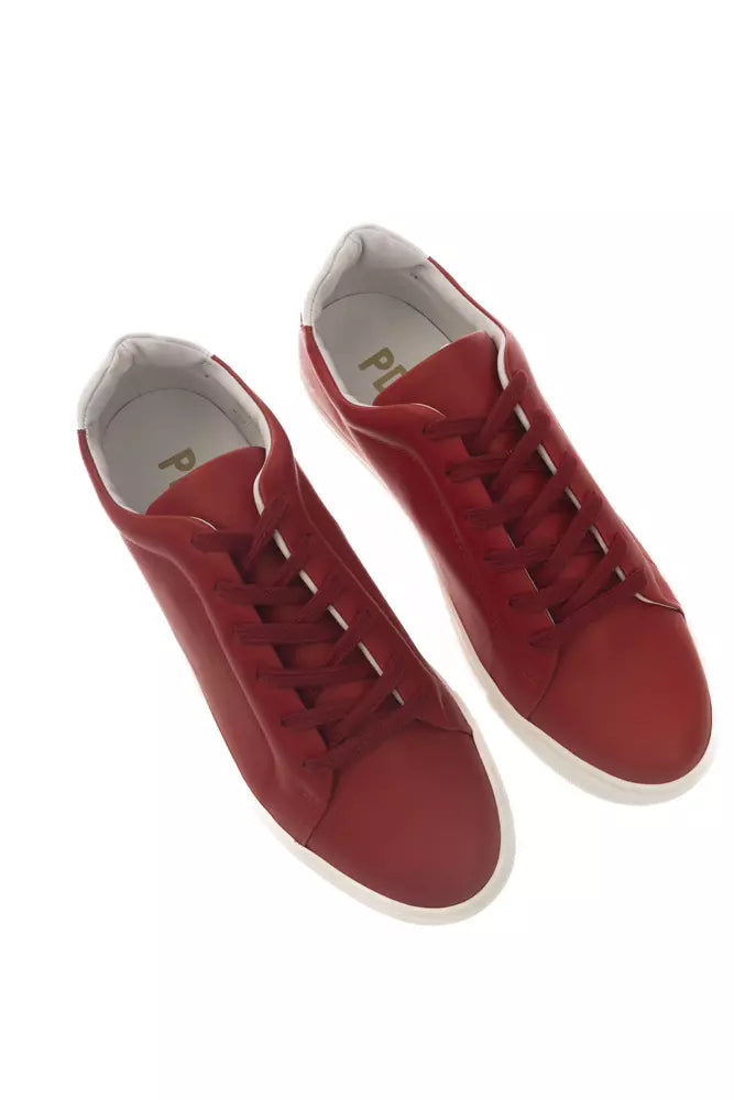 Red Leather Men Sneaker
