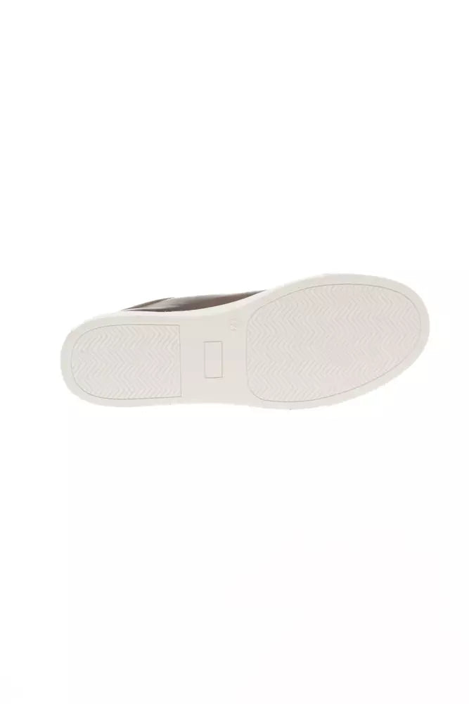 Brown Leather Men Sneaker