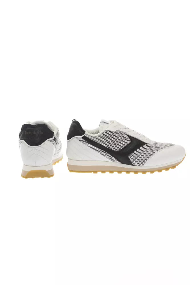 Gray Leather Men Sneaker