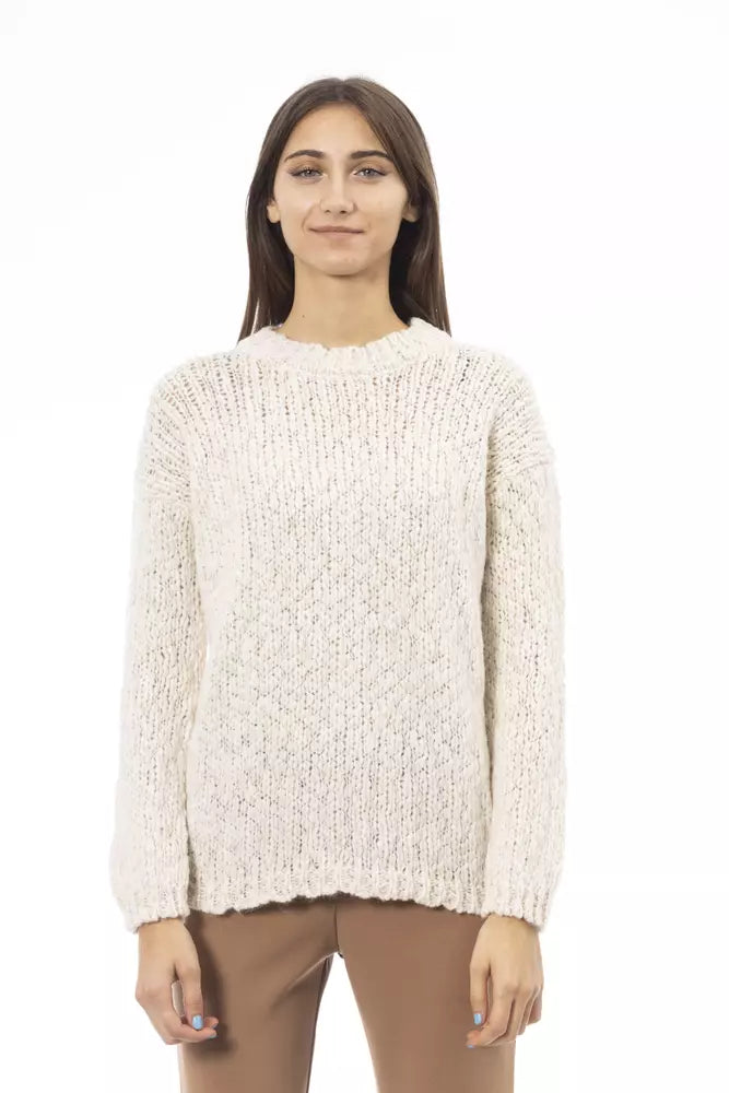 White Acetate Women Sweater