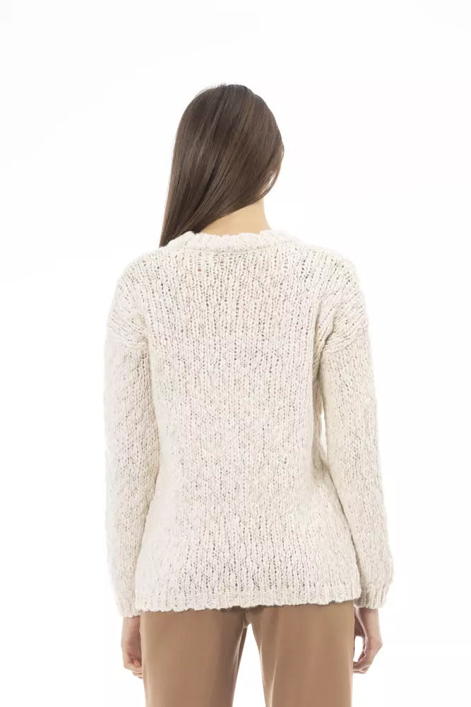 White Acetate Women Sweater