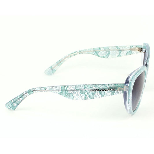 Chic Turquoise Weave Frame Sunglasses