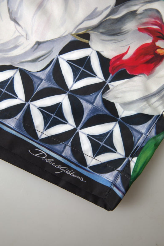 Elegant Floral Swim Shorts for the Stylish Man