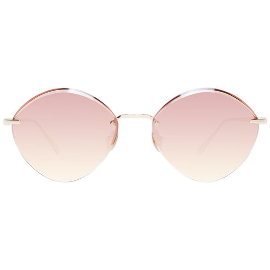 Gold Stainless Steel Sunglasses