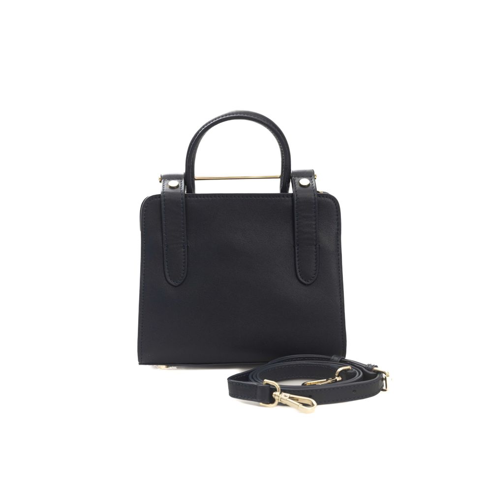 Blue Calf Leather Women Handbag