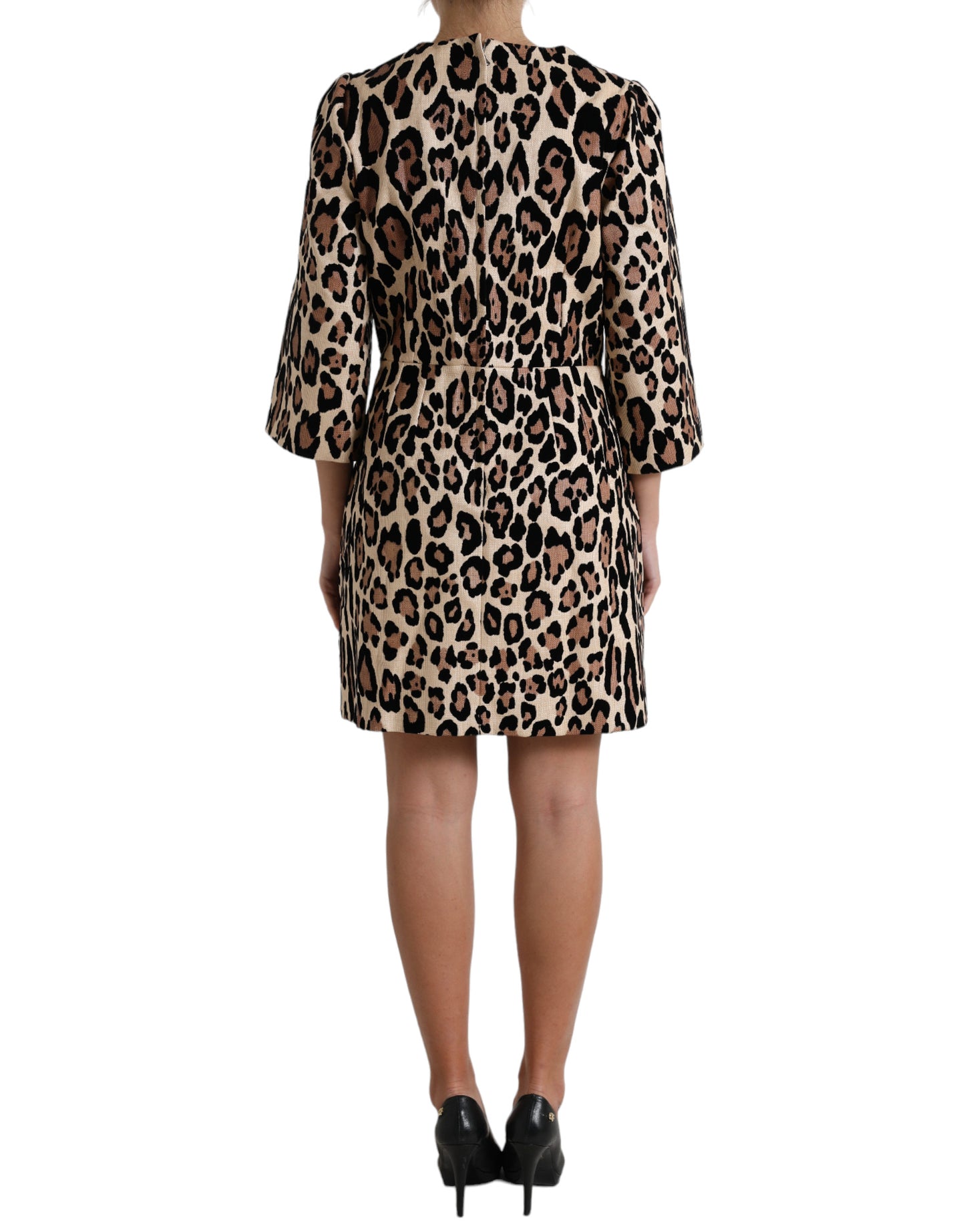 Leopard Print A-Line Mini Dress