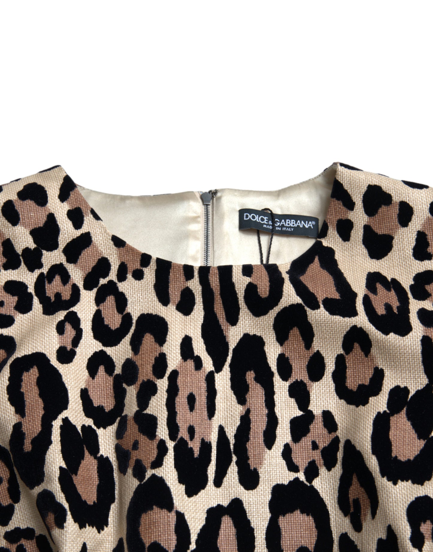 Leopard Print A-Line Mini Dress