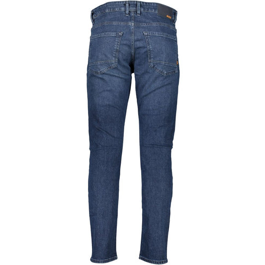 Blue Cotton Men Jeans