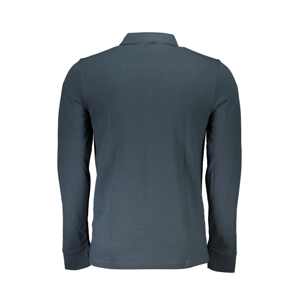 Green Cotton Men Polo Shirt
