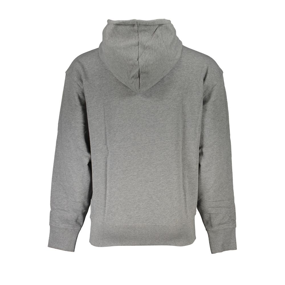 Gray Cotton Men Sweater