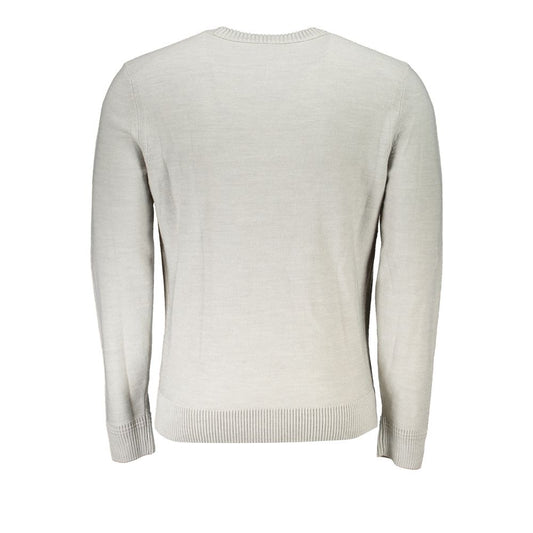 Gray Wool Men Sweater