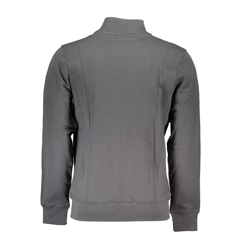 Gray Cotton Men Sweater