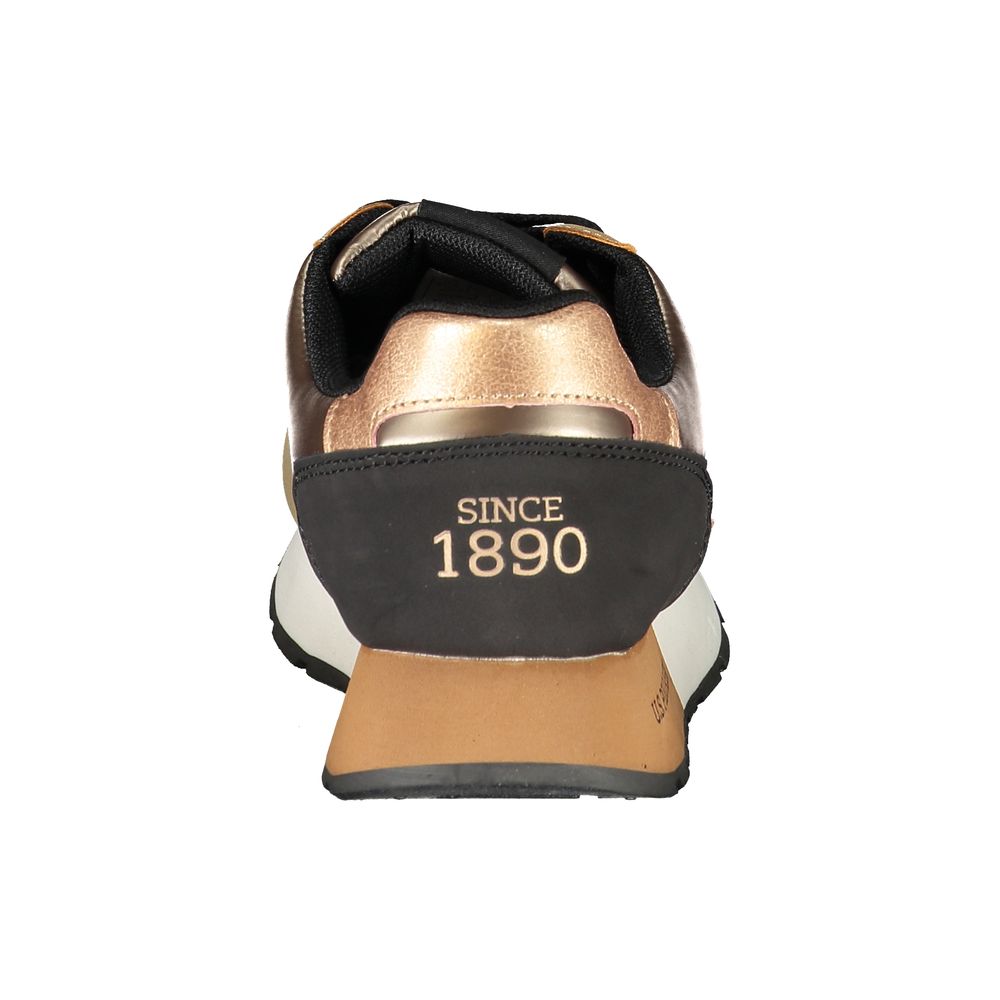 Bronze Polyester Women Sneaker