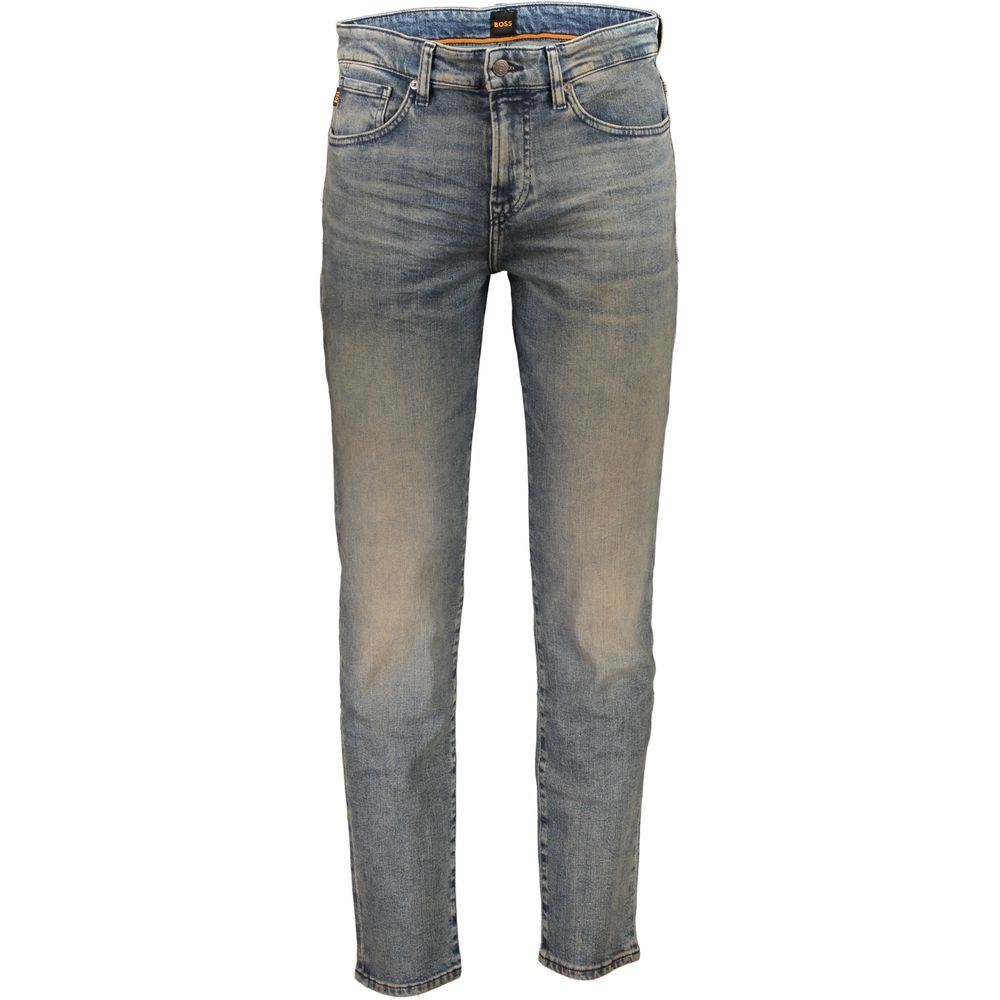 Blue Cotton Men's Jeans