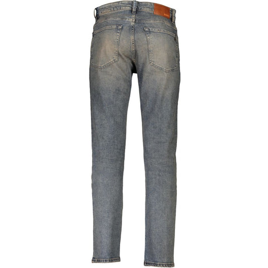 Blue Cotton Men's Jeans