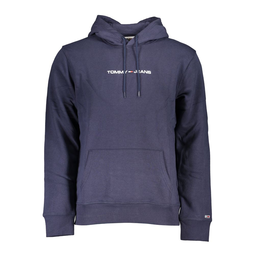 Blue Cotton Men Sweater