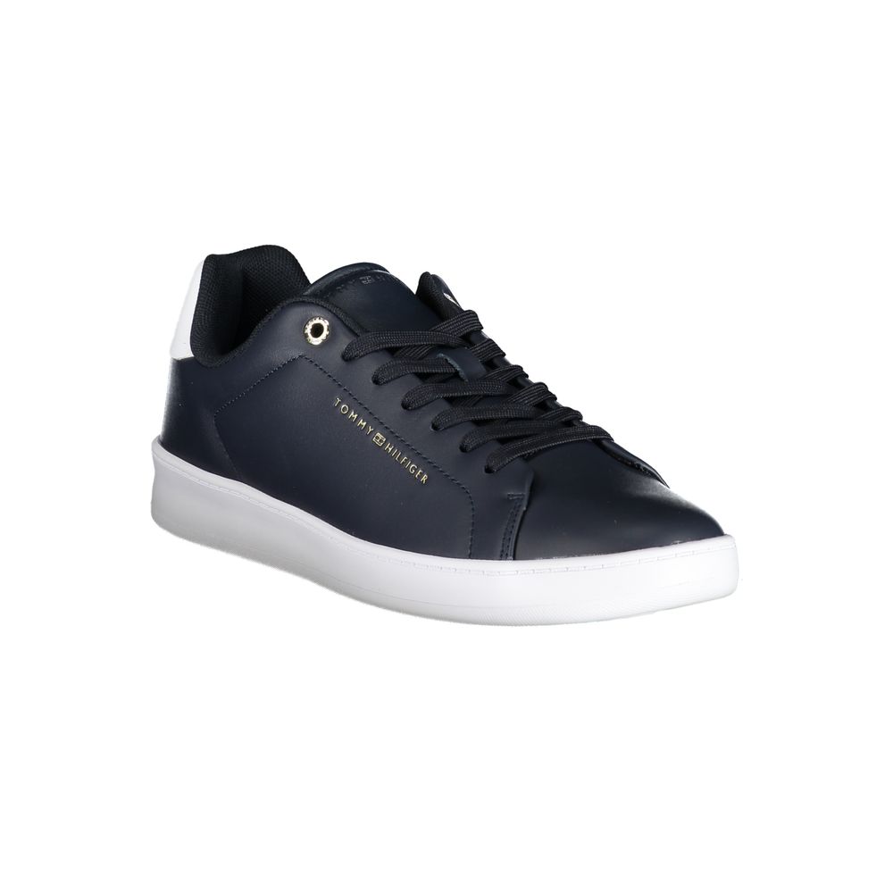 Blue Polyethylene Men Sneaker