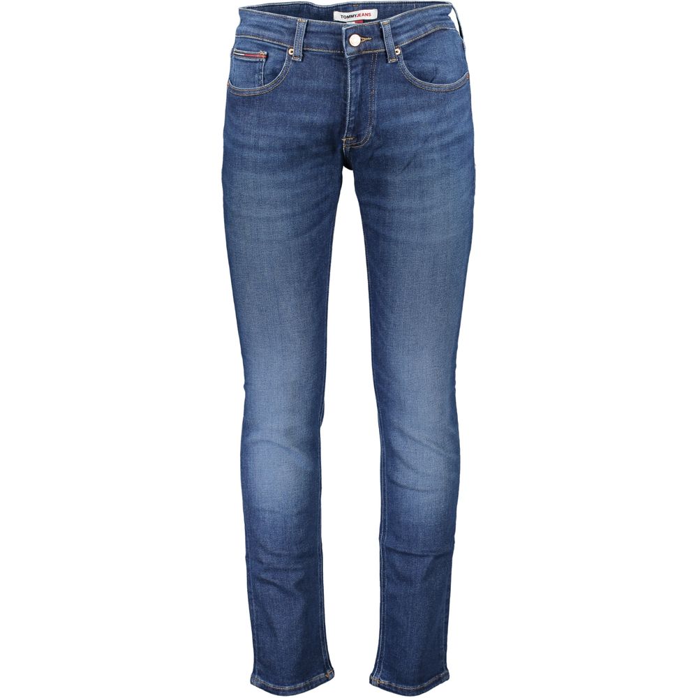 Blue Cotton Men Jeans