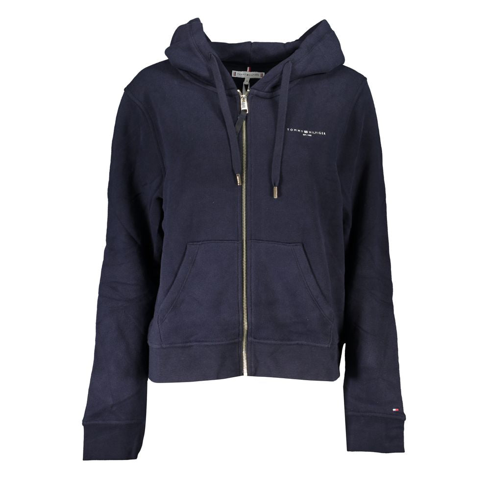 Blue Cotton Women's Sweatshirt