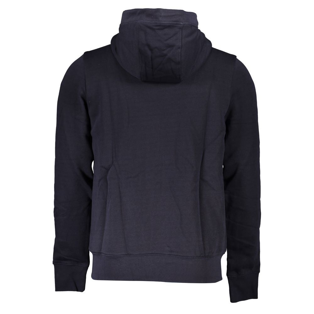 Blue Cotton Men Sweater