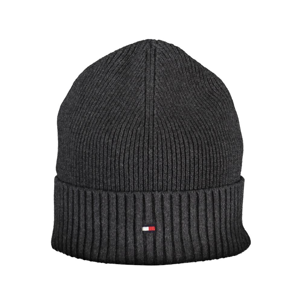 Gray Cotton Men Cap