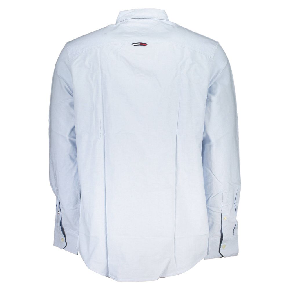 Light Blue Cotton Men Shirt