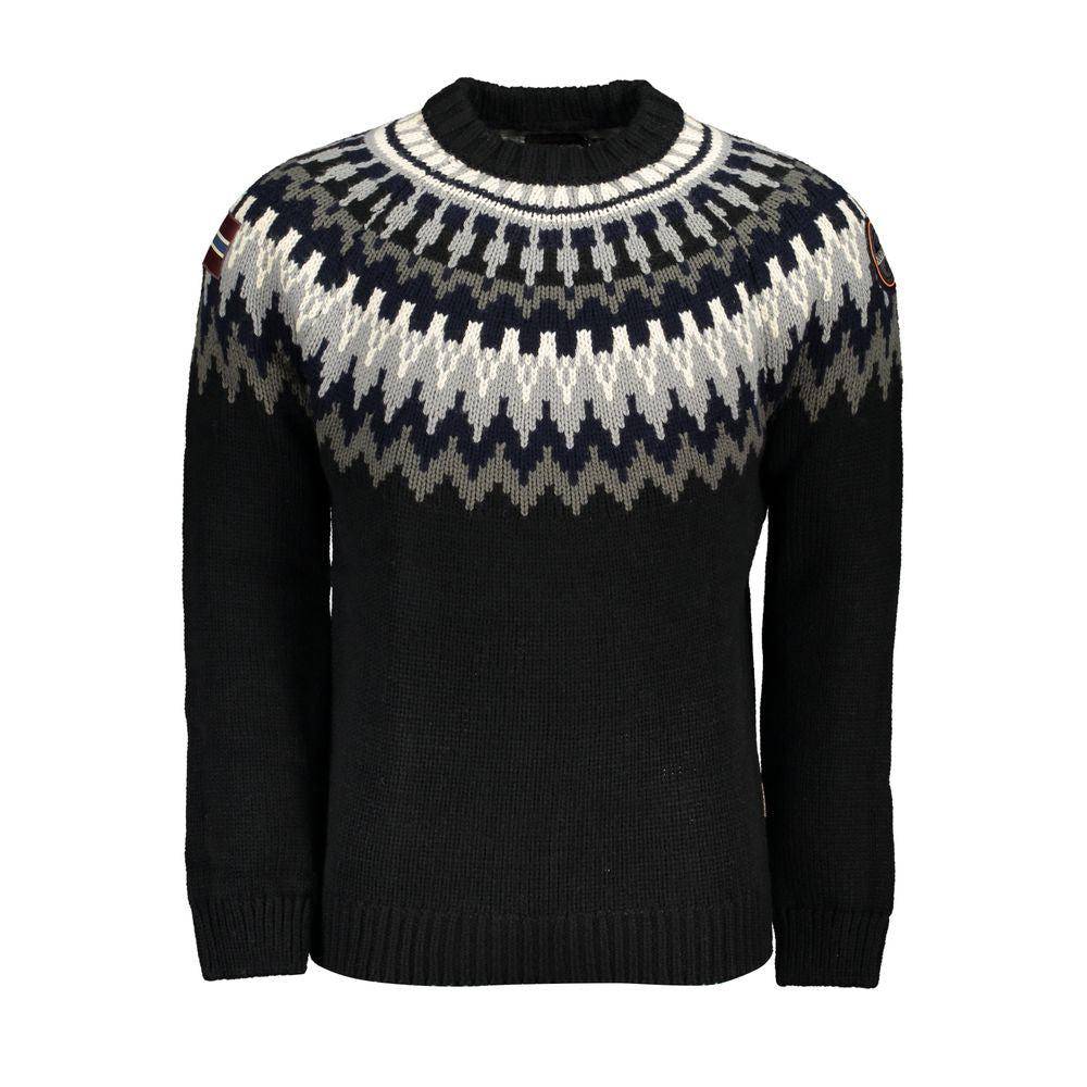 Blue Acrylic Men Sweater