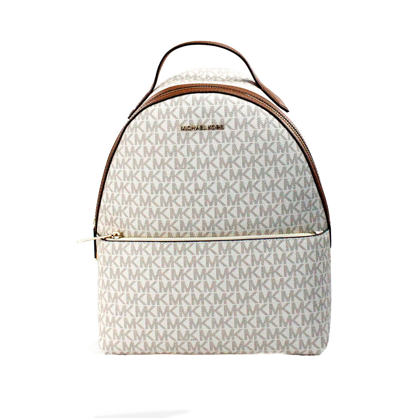 Sheila Medium Vanilla Signature PVC Front Pocket Backpack Bag