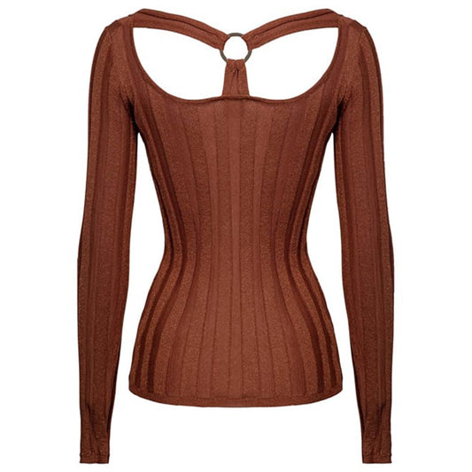 Brown Viscose Sweater
