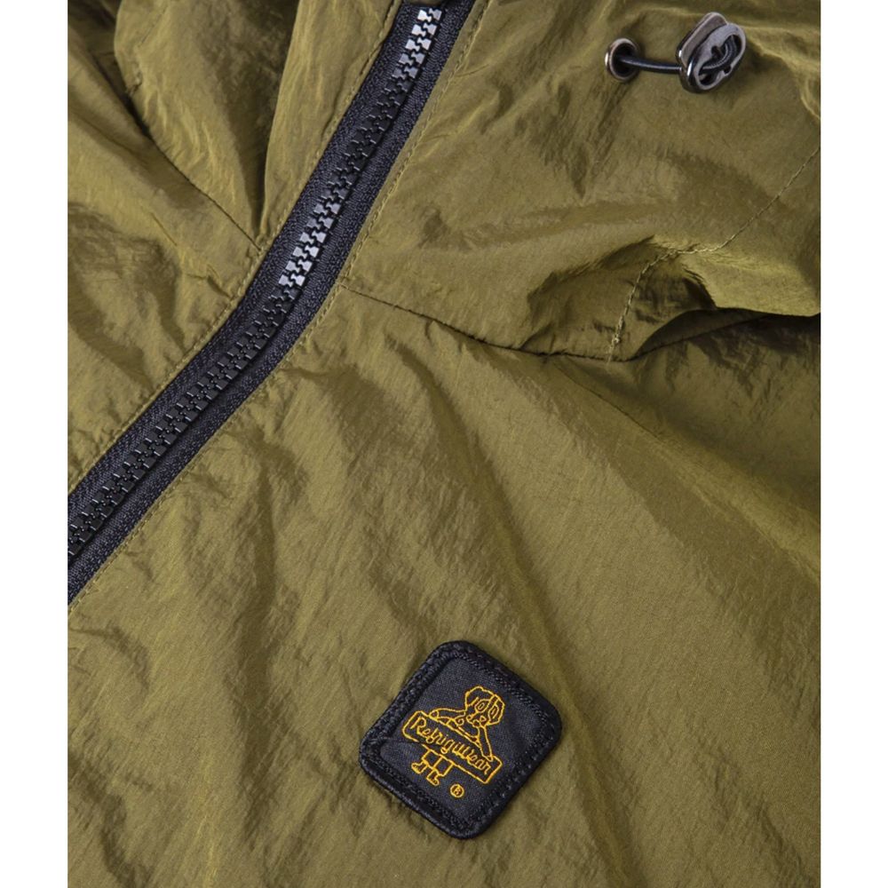 Green Nylon Men Jacket