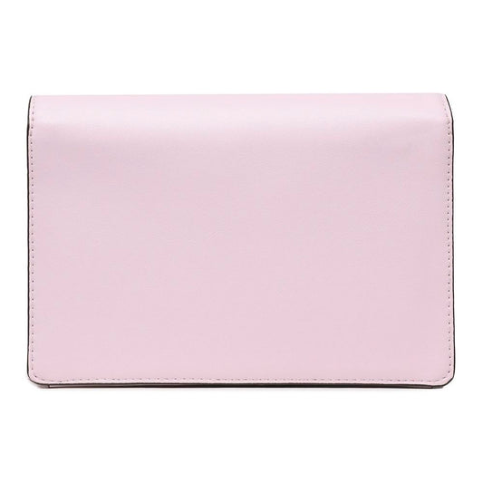 Chic Faux Leather Shoulder Bag in Pink