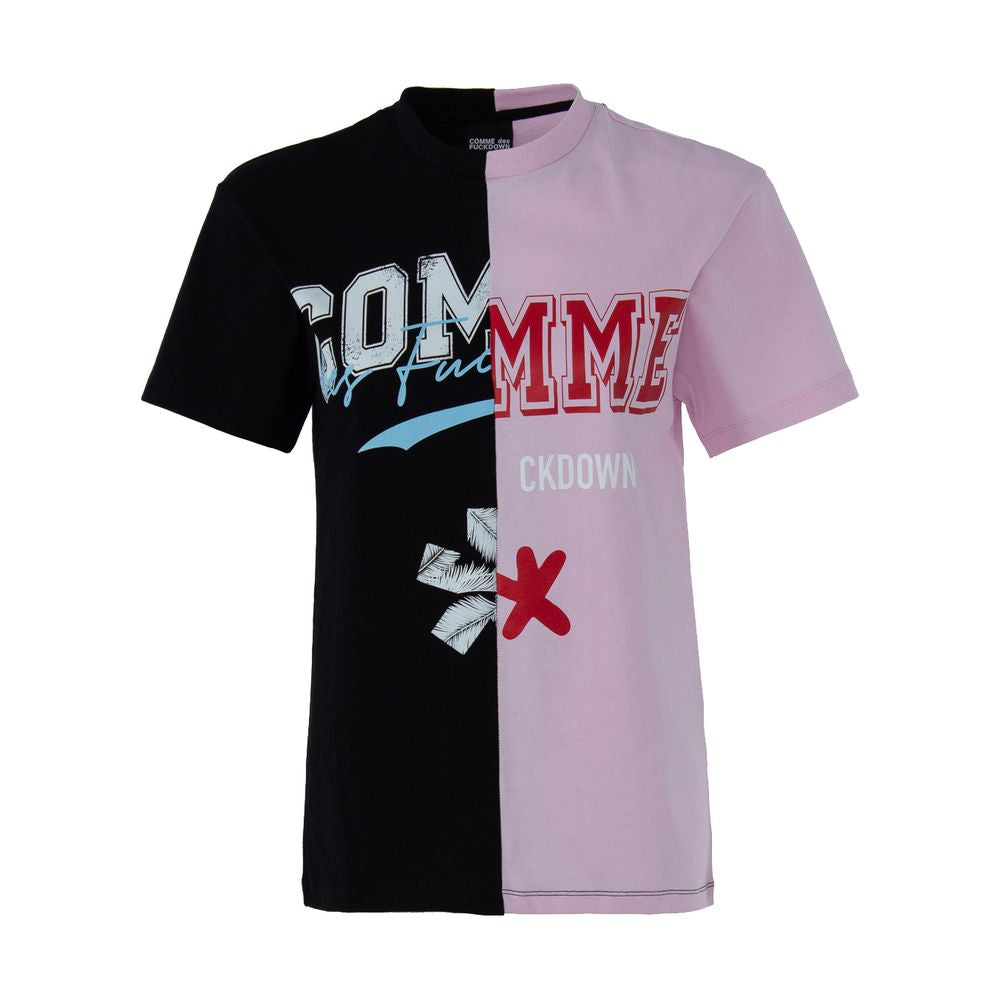 Pink Cotton Women T-Shirt