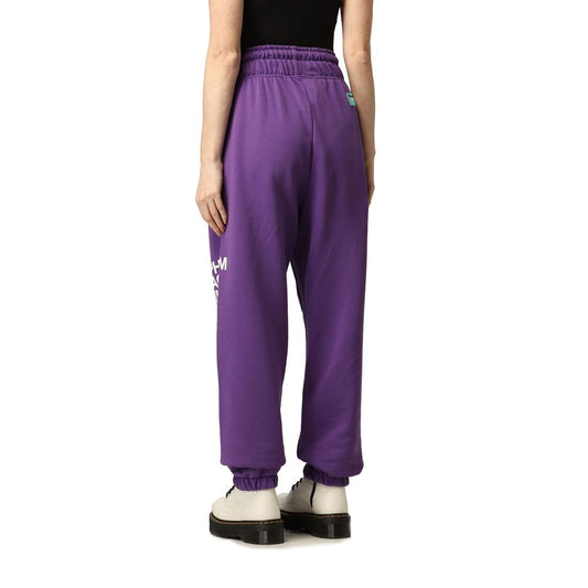 Purple Cotton Women Pant