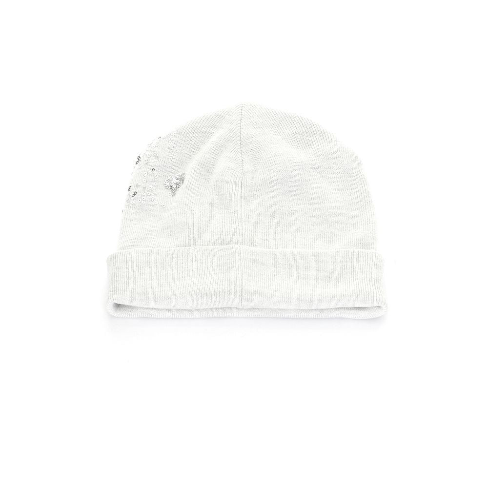 White Acrylic Women Hat